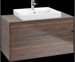 Villeroy & Boch Collaro - Waschtischunterschrank 1000x548x500mm 2 Auszüge Becken mittig arizona oak (C019B0VH)