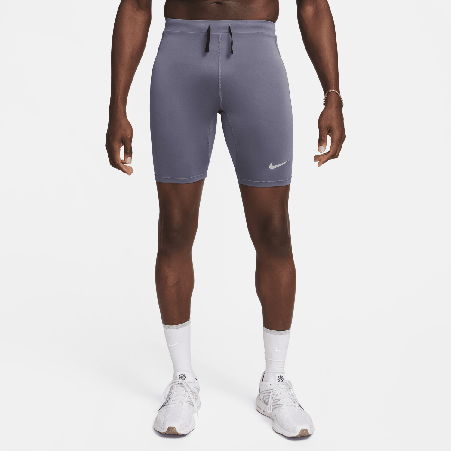 Nike Fast Dri-FIT mid-length running tights with inner briefs for men ...