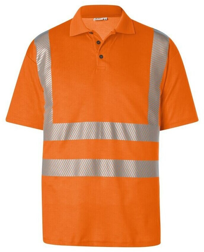Kübler Warning protection Poloshirt 180g/m² REFLECTIQ UV-protection warnorange