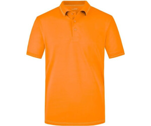 James & Nicholson Elastic Polo-Shirt JN569 orange/white