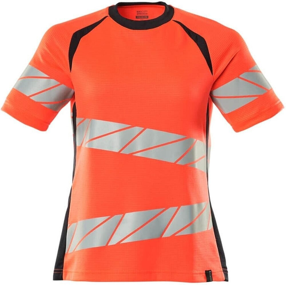 Mascot Workwear Lady Warning protection T-Shirt ACCELERATEAFE UV-protection red/blackblue