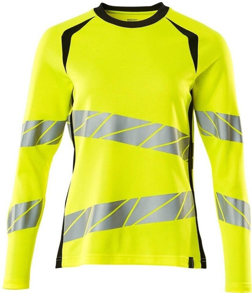Mascot Workwear Lady Warning protection Longsleeveshirt ACCELERATEAFE UV-protection yellow/black
