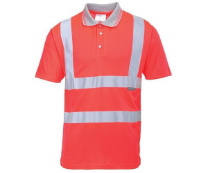 Portwest Warning protection Polo-Shirt S477 red