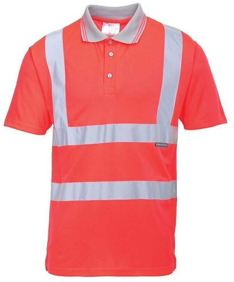 Portwest Warning protection Polo-Shirt S477 red