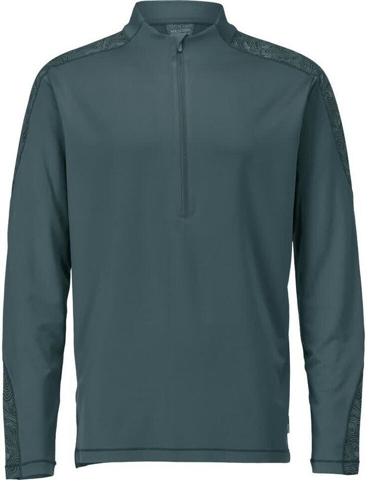Mascot Workwear Zip-Longsleeveshirt 22681-618 Customized forest green
