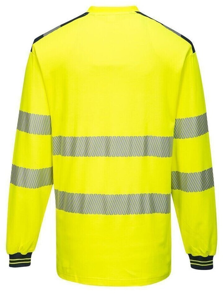 Portwest Warning protection Longsleeveshirt T185 PW3 yellow/marine