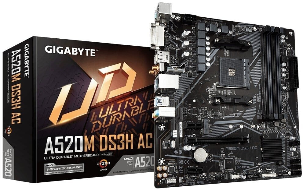 GigaByte A520M DS3H AC