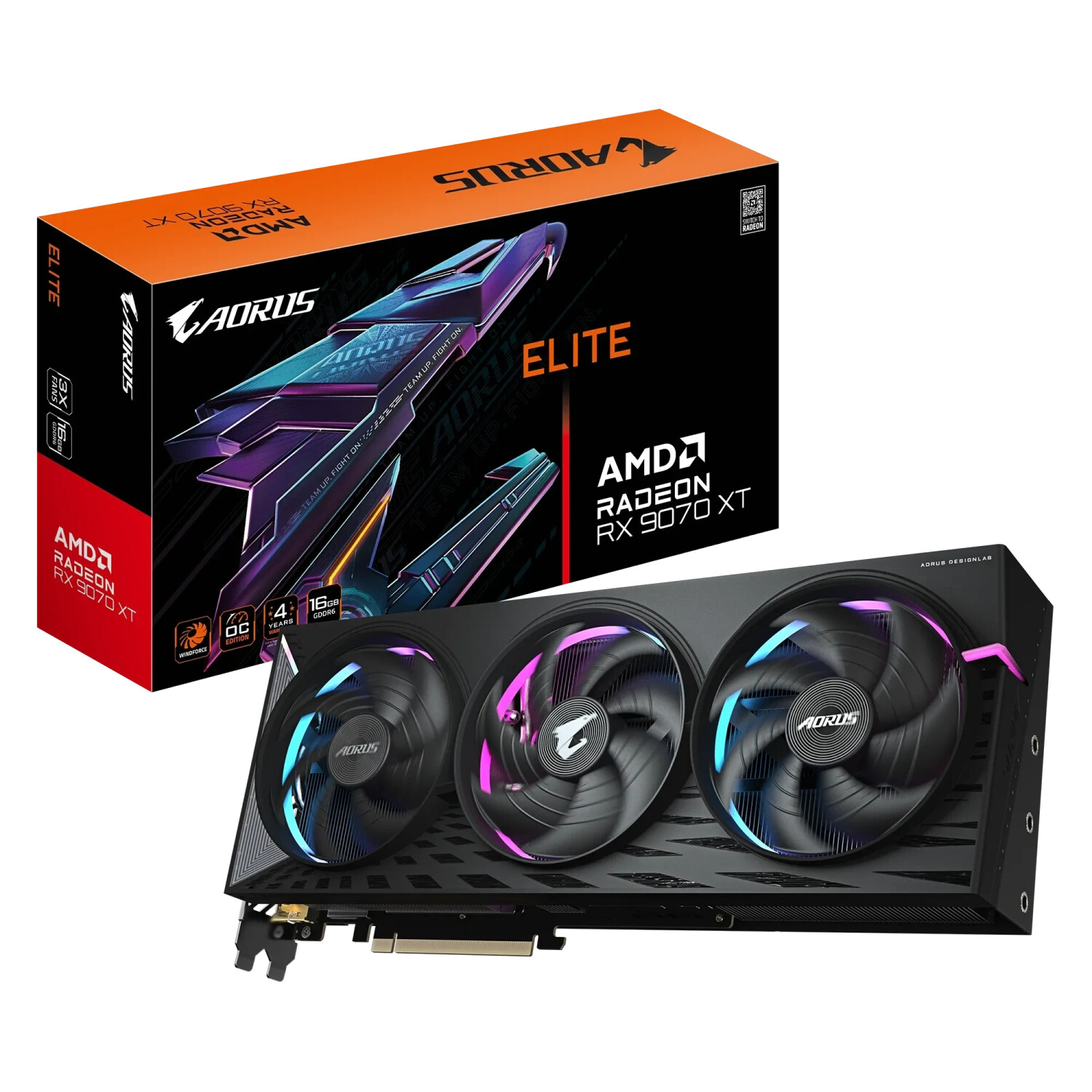 GigaByte Radeon RX 9070 XT AORUS Elite