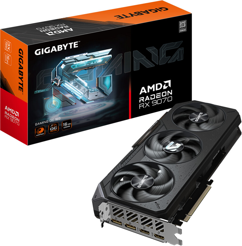 GigaByte Radeon RX 9070 Gaming OC
