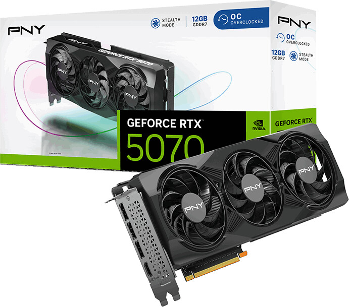 PNY GeForce RTX 5070 Triple Fan OC