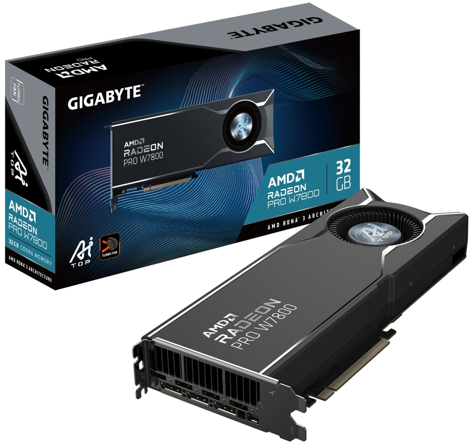 GigaByte Radeon Pro W7800 AI TOP 32G