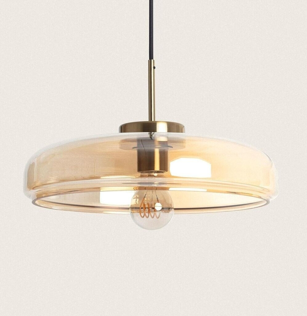 LEDKIA LIGHTING Pendant lamp glass Hipo amber