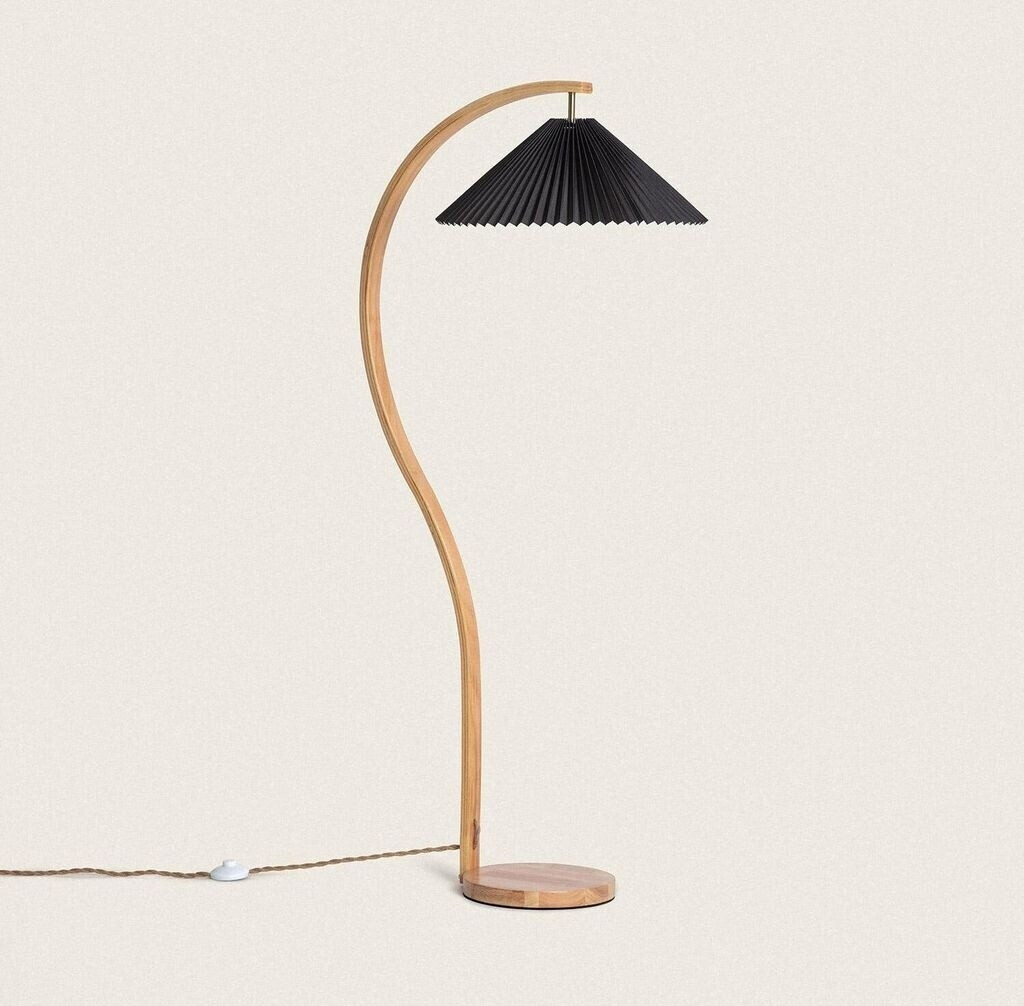 LEDKIA LIGHTING Floor lamp wood Luanda black