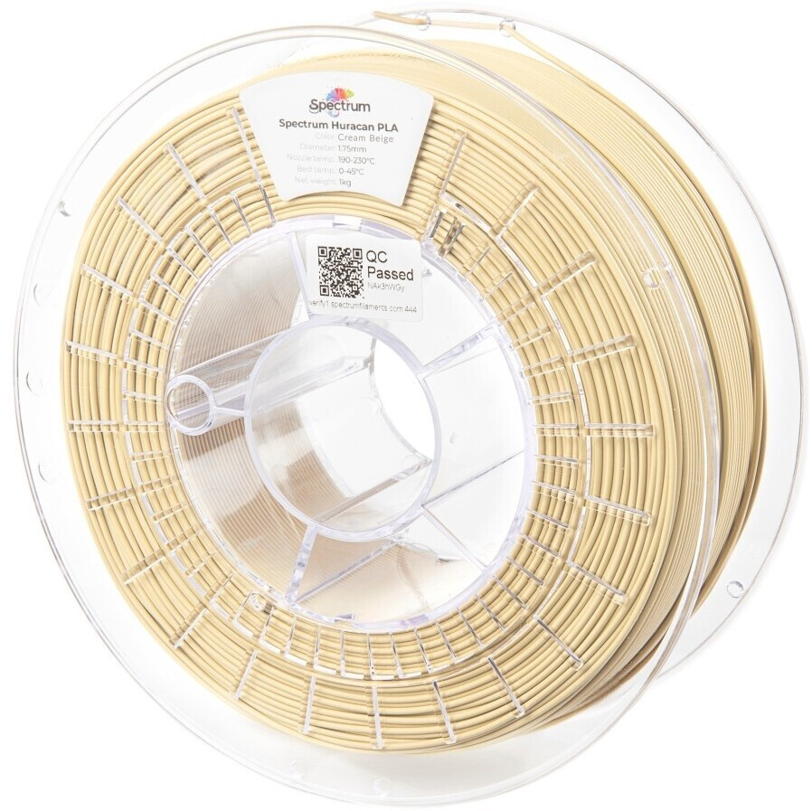 Spectrum Huracan PLA 1.75mm 1kg Filament - Creme Beige