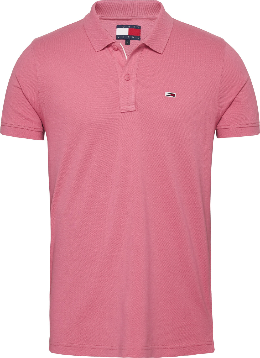 Tommy Hilfiger Slim Placket Ext Short Sleeve Polo (DM0DM18312) preppy pink