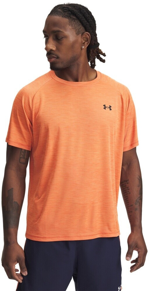 Under Armour Tech Textured SS (1382796) solar orange/dark orange/white