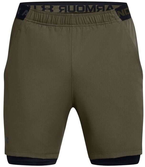 Under Armour Men's UA Vanish Woven 2-in-1 Shorts (1373764) marine od green/black black