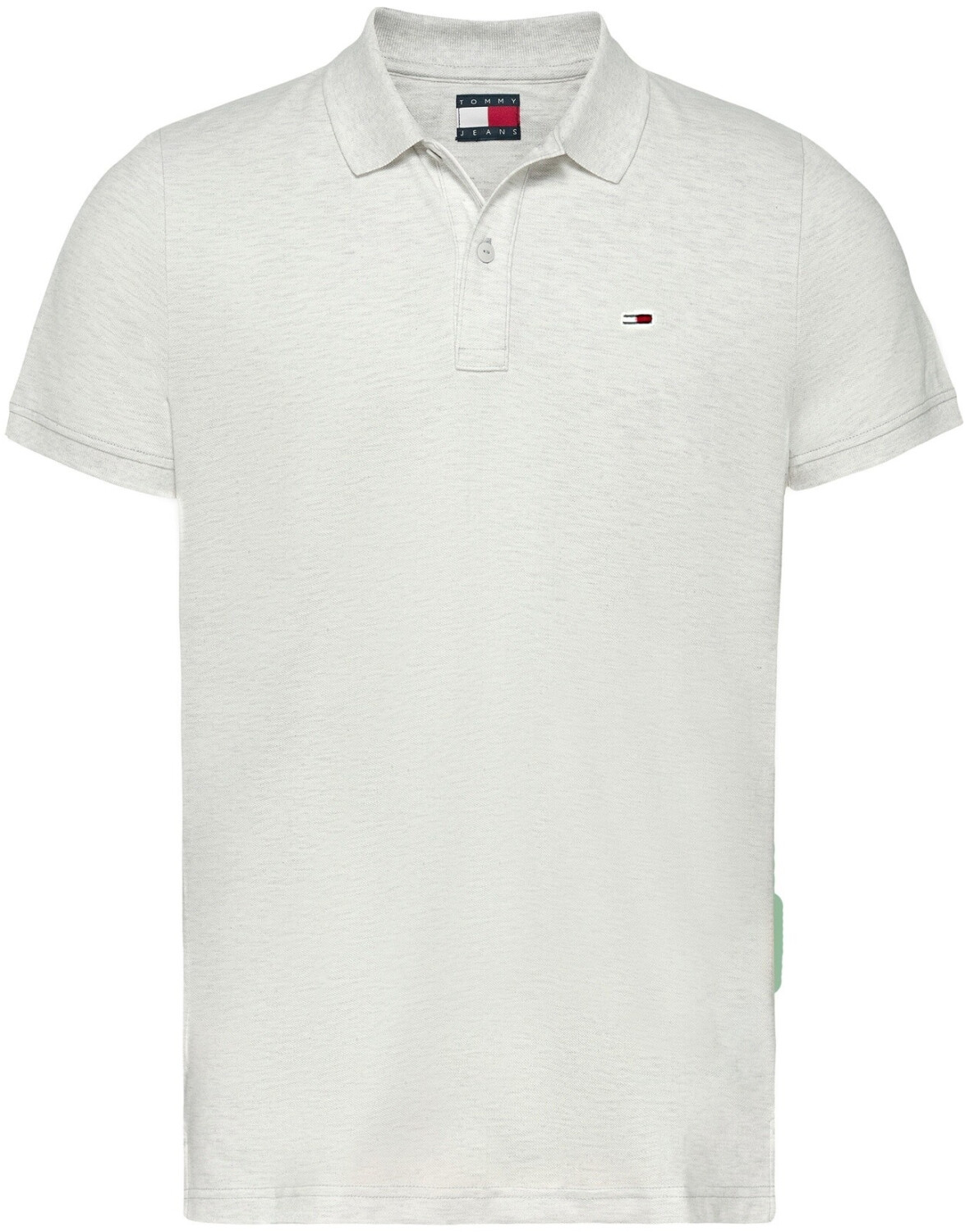 Tommy Hilfiger Flag Patch Slim Fit Polo Shirt (DM0DM20676) grey