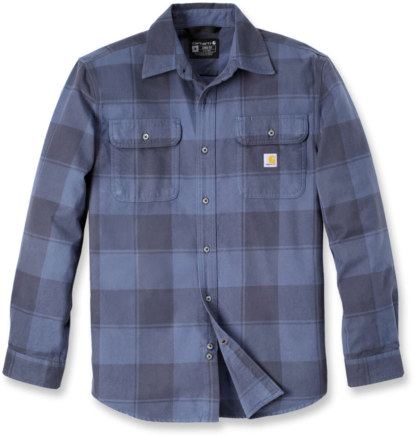 Carhartt Flannel L/S Plaid Shirt (106356) navy
