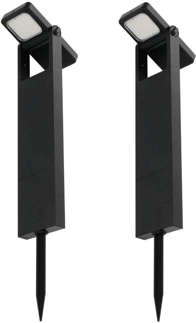 Lumisky 2 Solar Lights for Planting, LED, Warm White, Brity, Height 49cm, Outdoor Lighting, Solar Pathway Light (2x BRITY)