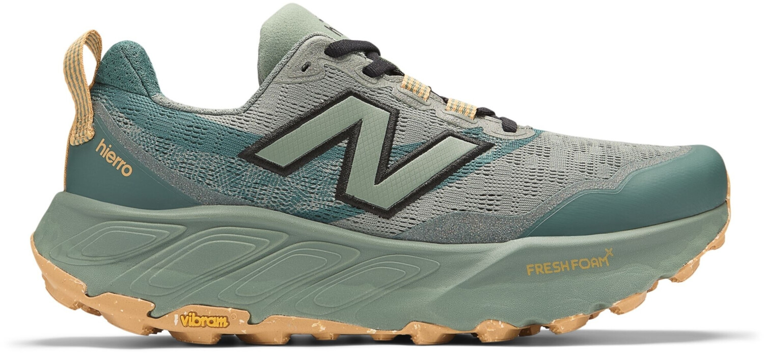 New Balance Fresh Foam X Hierro v9 (wide) dark juniper with black and dried apricot