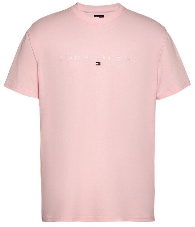 Tommy Hilfiger Logo Embroidery T-Shirt (DM0DM20744) precious pink