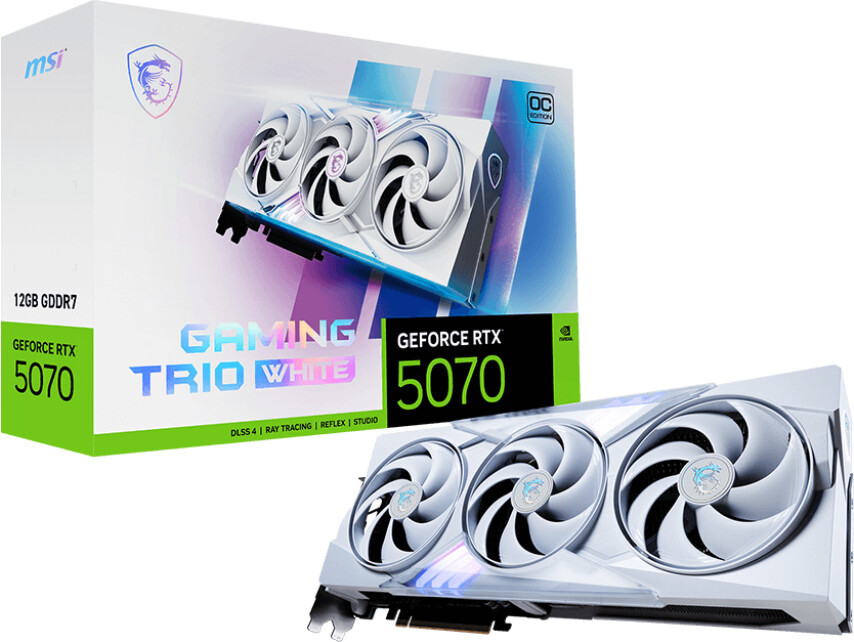 MSI GeForce RTX 5070 Gaming Trio OC White