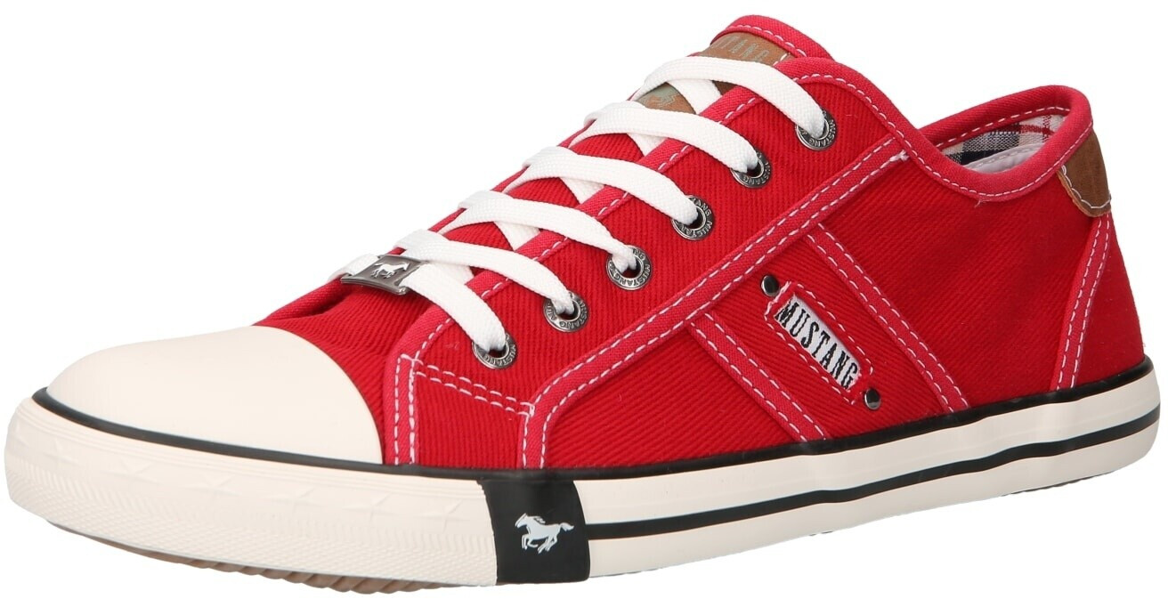 MUSTANG Sneakers red black white
