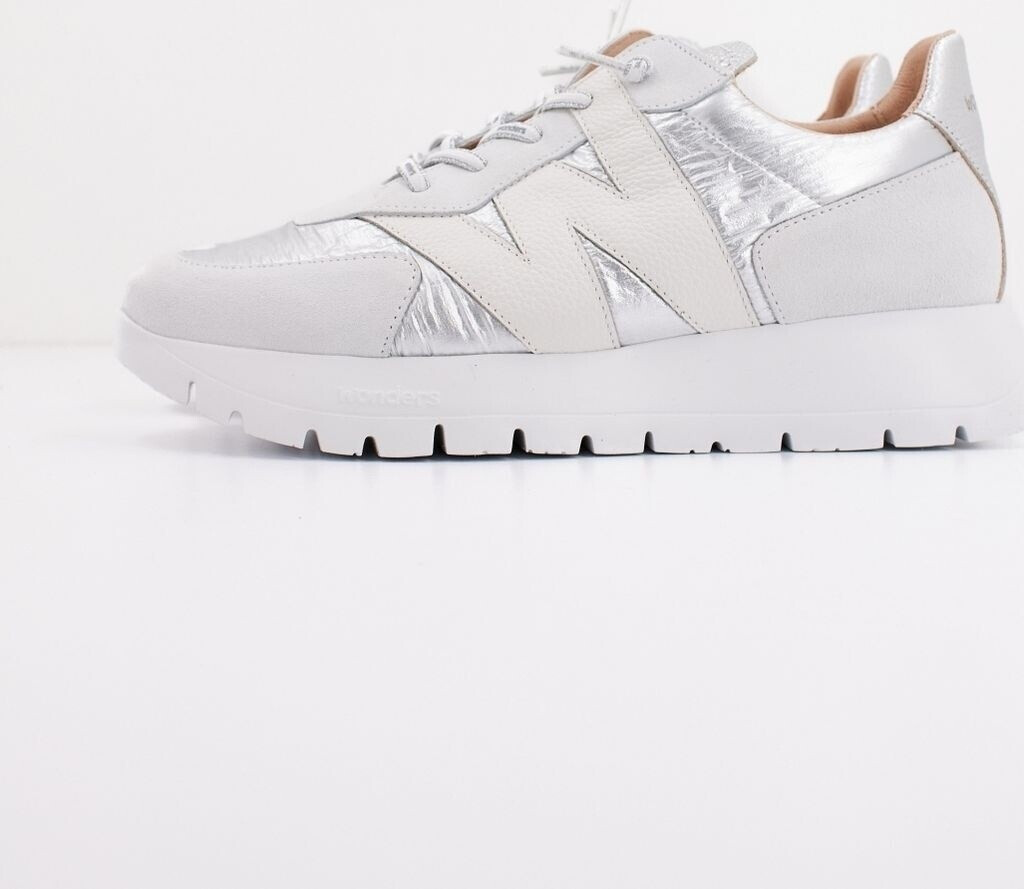 Wonders A-2464 Oslo Leather Shoes white silver