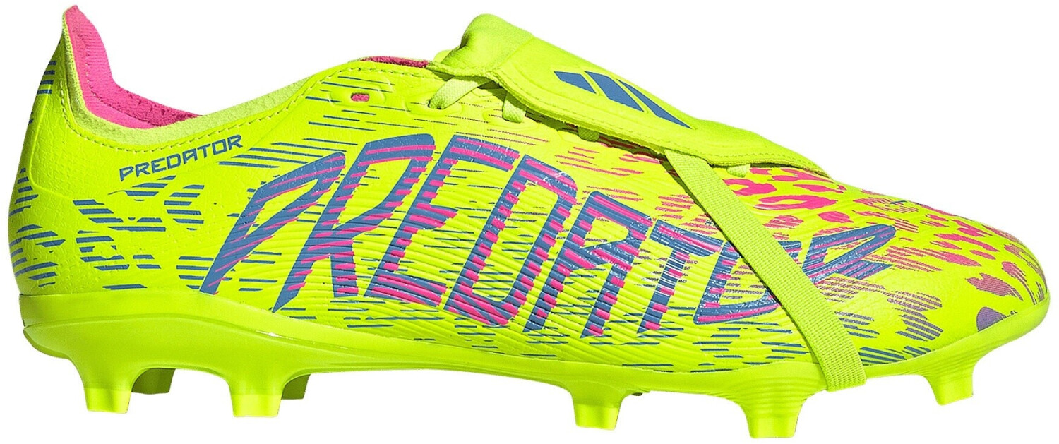 Adidas Predator League Fold-Over Tongue FG/MG (JP9827) lucid lemon/blue fusion/lucid pink