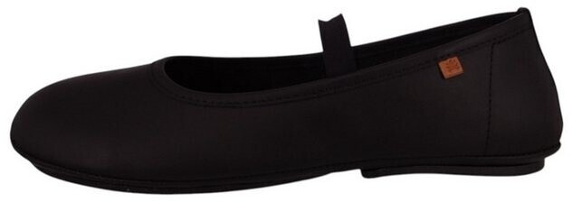 El Naturalista N5820 Essence black Leather Ballet Flats