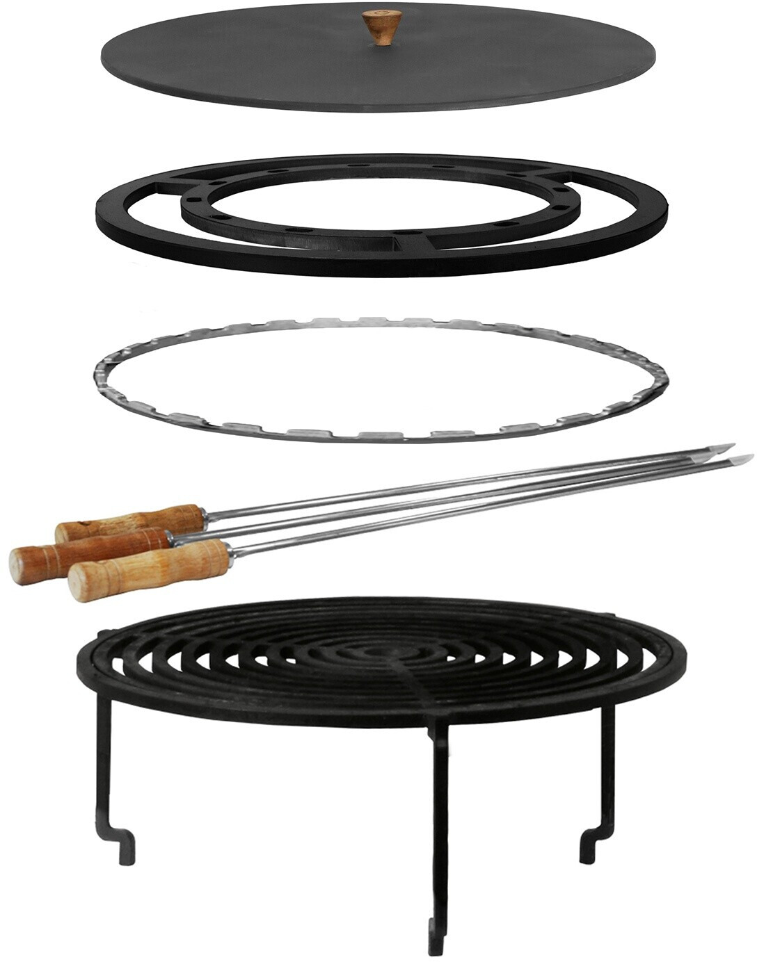 OFYR Grillzubehör-Set Pro für XL Corten 150