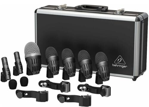 Behringer BC1500 Premium 7-Piece Drum Microphone Set for Studio and Live Applications