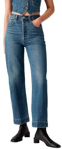 Levi's Jeans Ribcage Str Ank Tailored (A8718) valley view crease