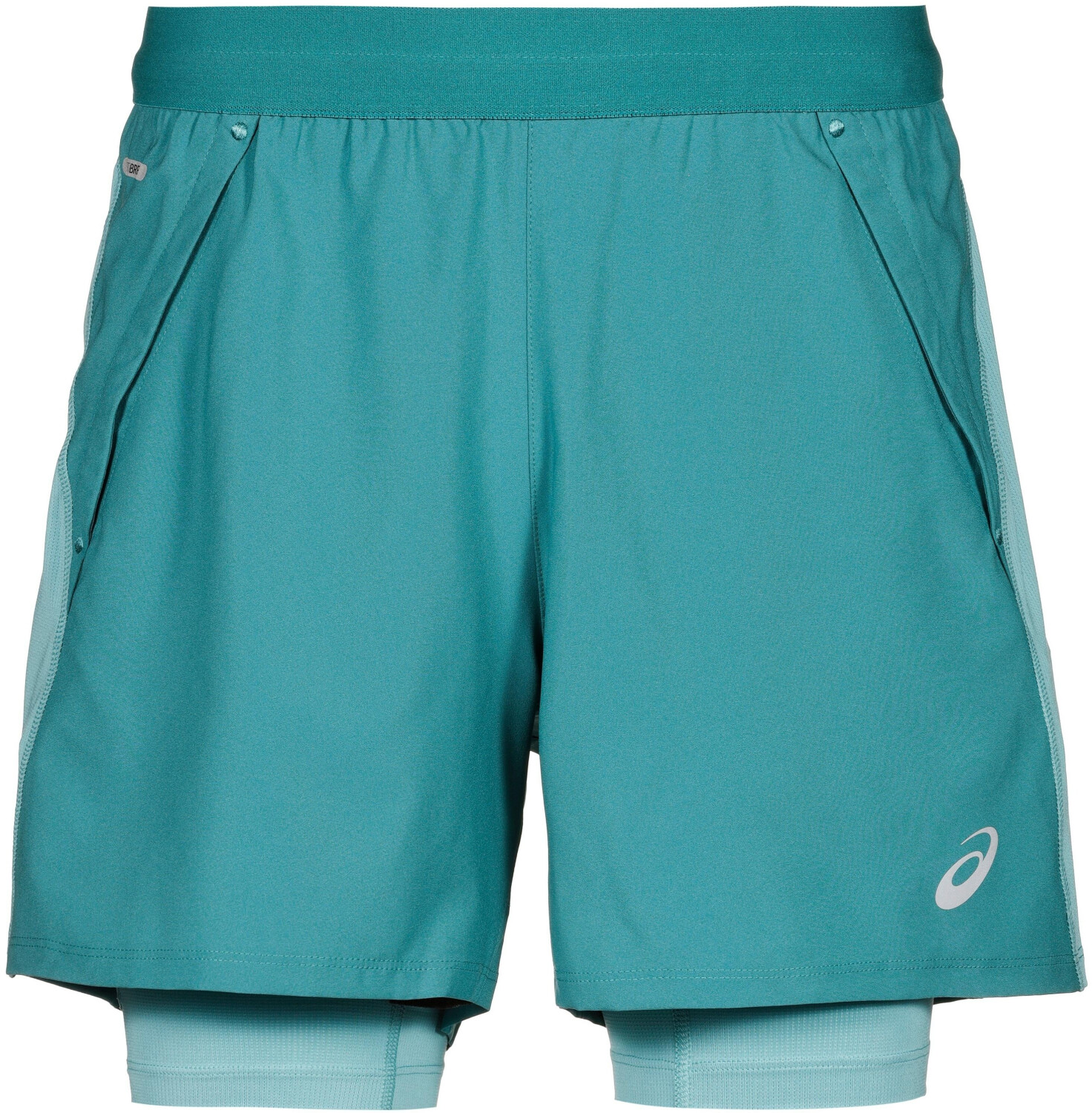 Asics Road 2n1 5in Short (2011D245) rainy lake/light teal