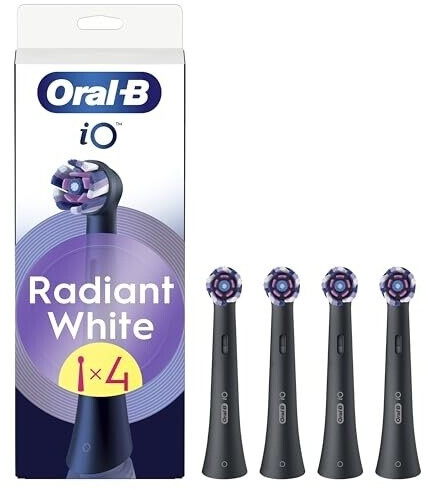Oral-B Series iO Radiant White Toothbrush Heads 4 black