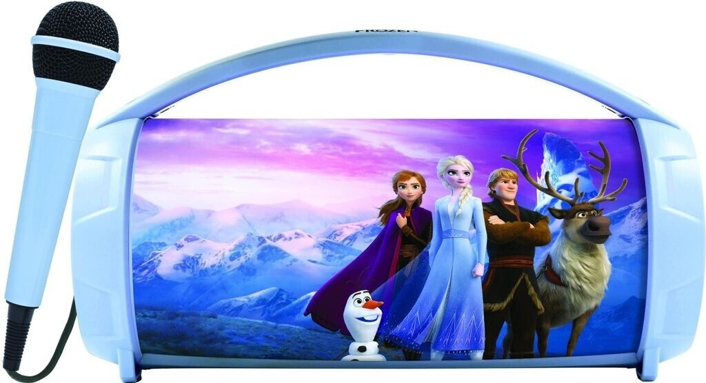 Lampe De Chevet Frozen 2 Lexibook - Veilleuse Multicolore Ou Blanche, à Piles, Avec Anna Et Elsa, Pour Chambre D'enfant