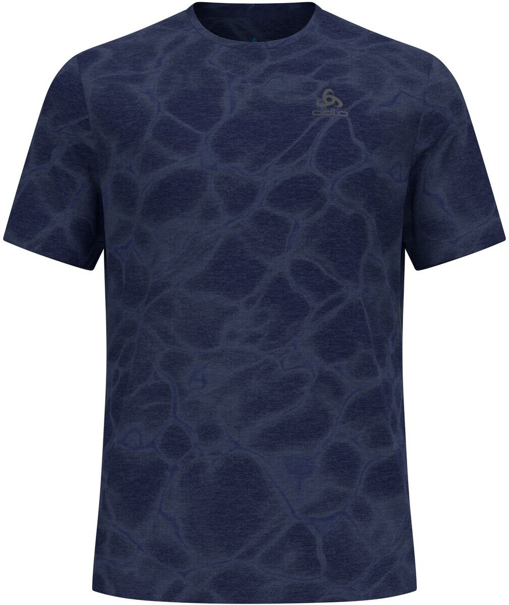 Odlo The Zeroweight Engineered Chill-tec Running T-shirt (315202) eclipse melange