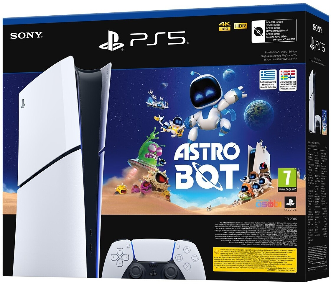 Sony PlayStation 5 Slim (PS5 Slim) Digital Edition + Astro Bot
