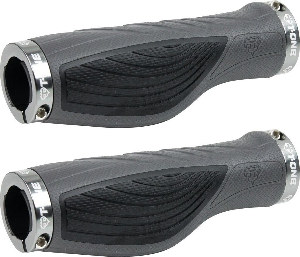 T-one Griffe Ez schwarz/grau,130mm,2x Schraubensicherung