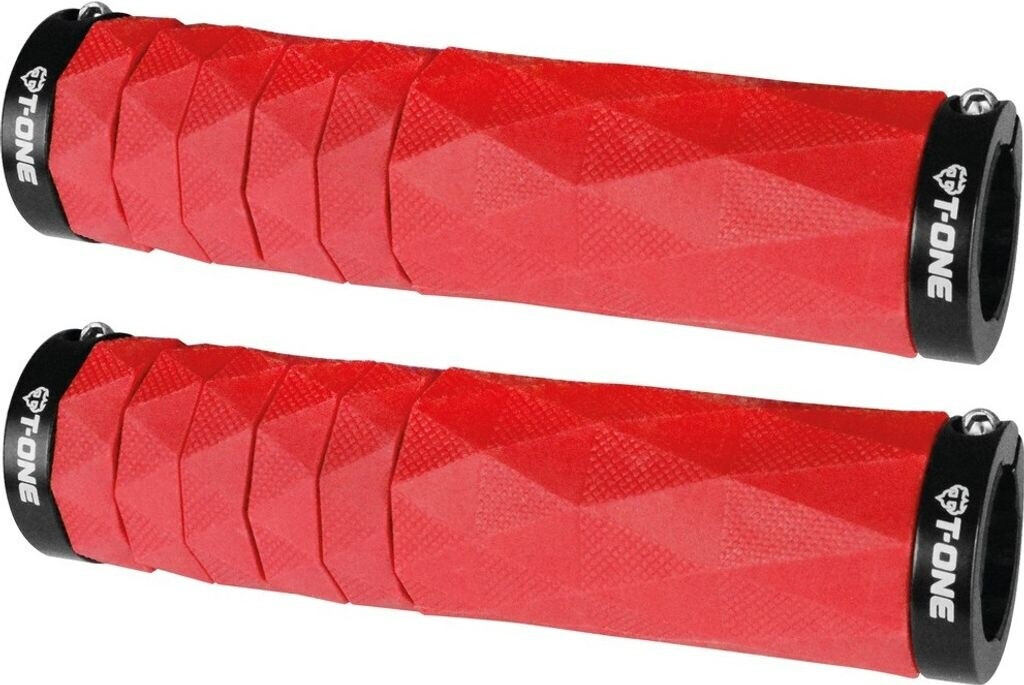 T-one Griffe Diamond rot, 94/134mm, 2x Schraubensicherung