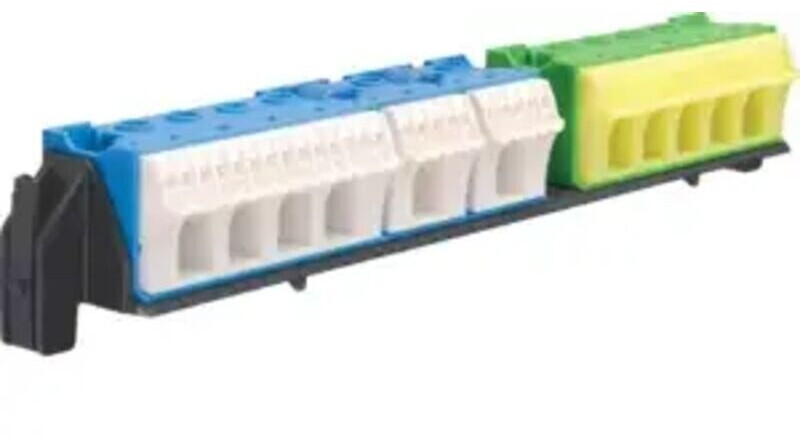 Hager Quick Connect – Multipresa Di Terra 4 X 25 Mm² + 14 X 4 Mm², Installazione Facile, Qualità Garantita