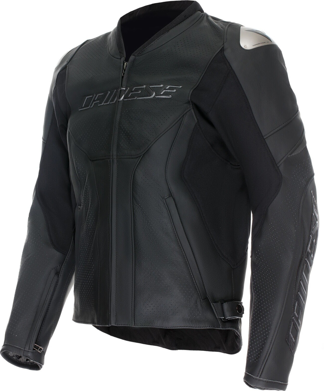 Dainese Racing 5 Perforated Leather S/T Fit Jacket black/black/black