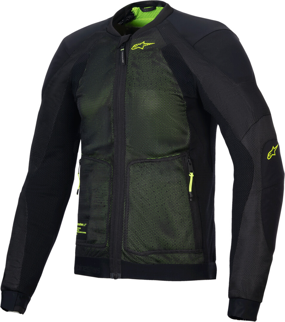 Alpinestars Troop-Air Jacket black/yellow fluo