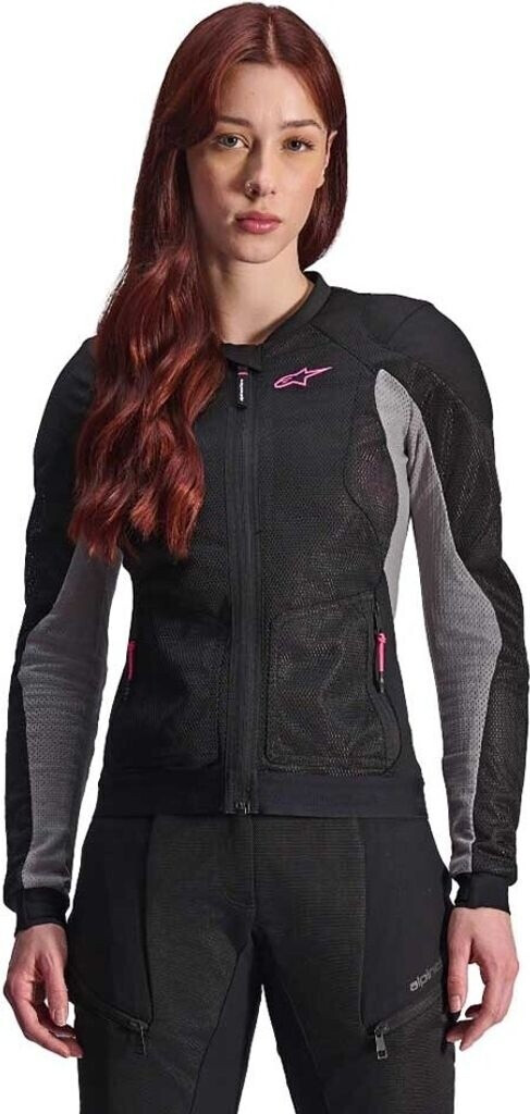 Alpinestars Stelle Troop-Air Pro Jacket black/ash gray/pink fluo