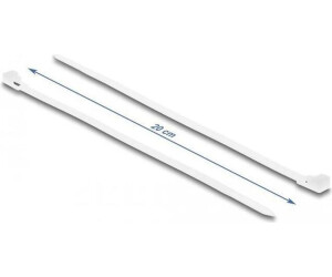 DeLock Kabelbinder wärmebeständig 20 cm weiß (Packung mit 100)