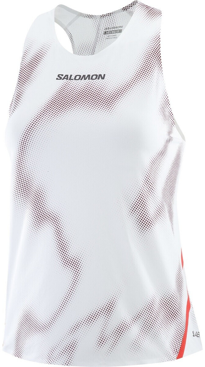 Salomon S-Lab Speed Singlet Top (LC2695400) white/andorra