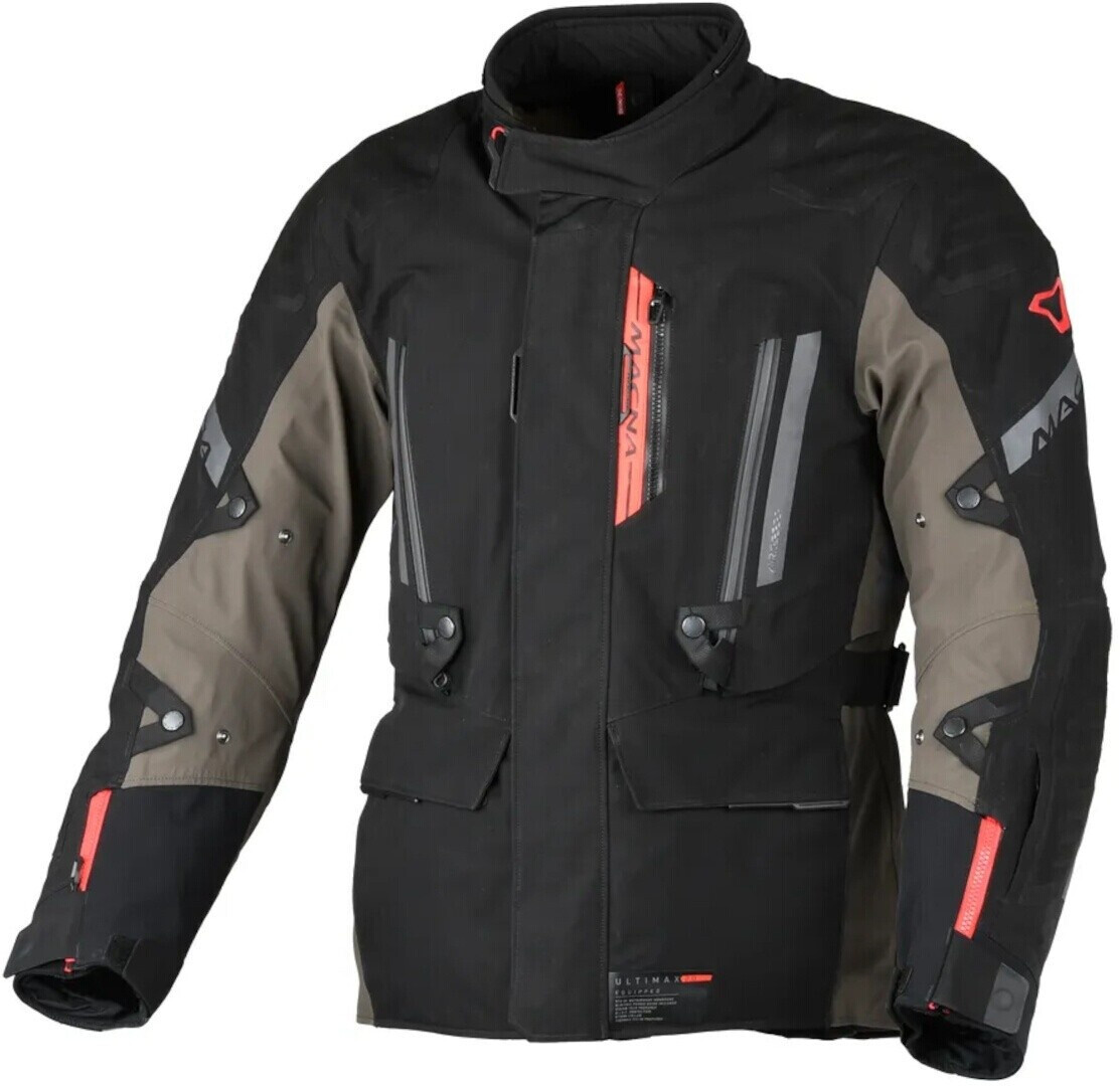 Macna Ultimax 2.0 Jacket black/grey/red