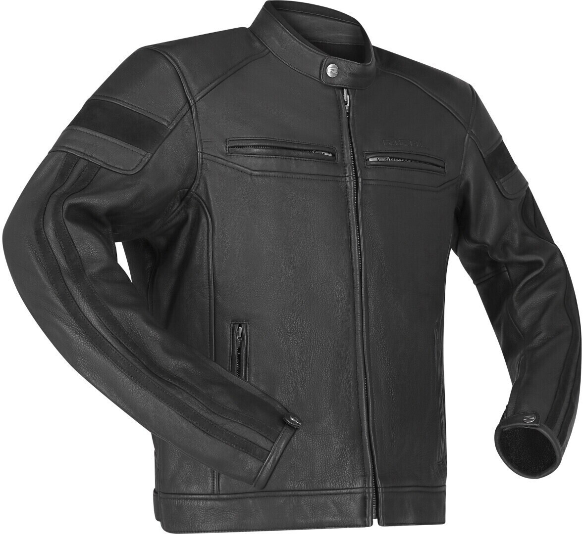 Richa Retro Racing 4 Black Edition Leather Jacket black