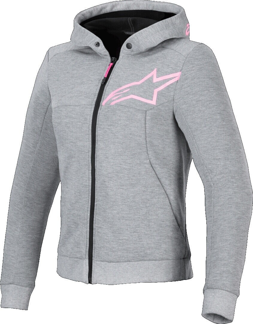 Alpinestars Stella Chrome V2 Sport Lady Zip Hoodie grey